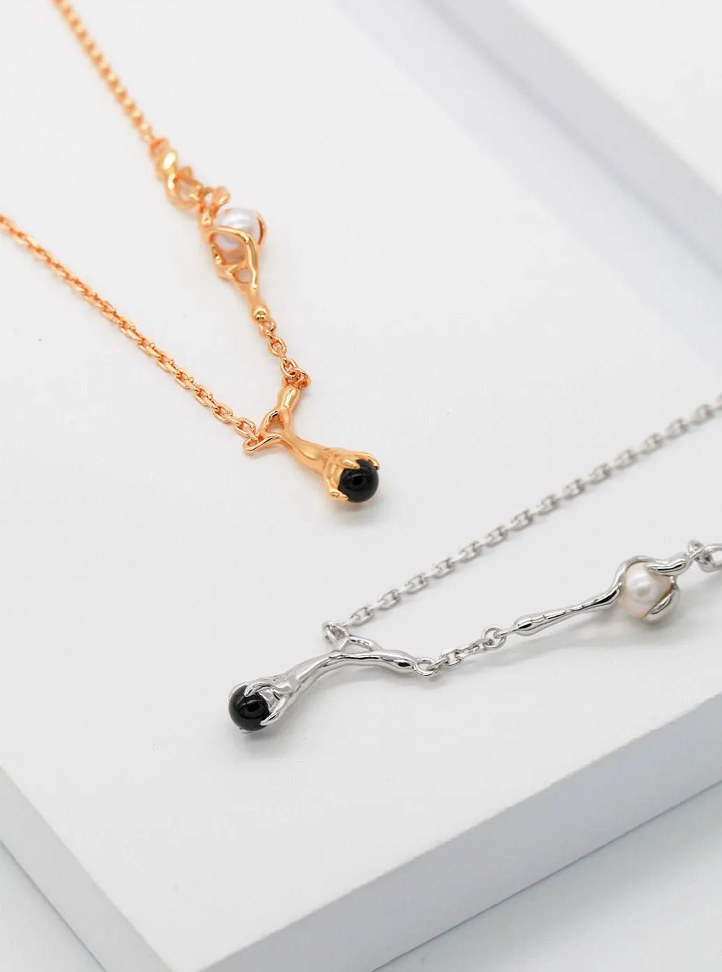Branch Pendant Chain Necklace