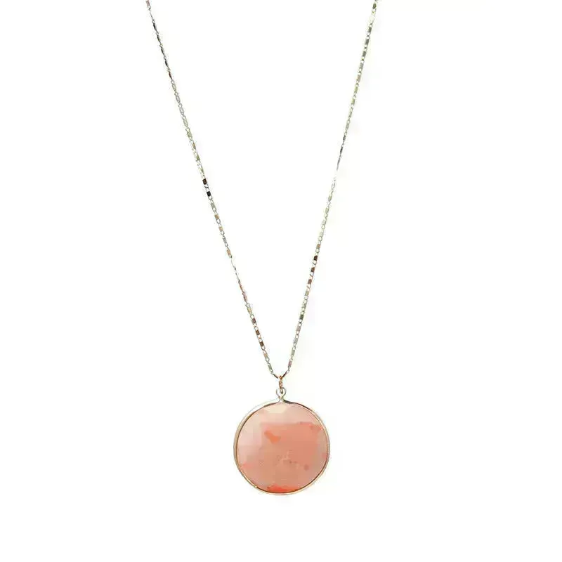 Personalized stone short Dress necklace Unisex