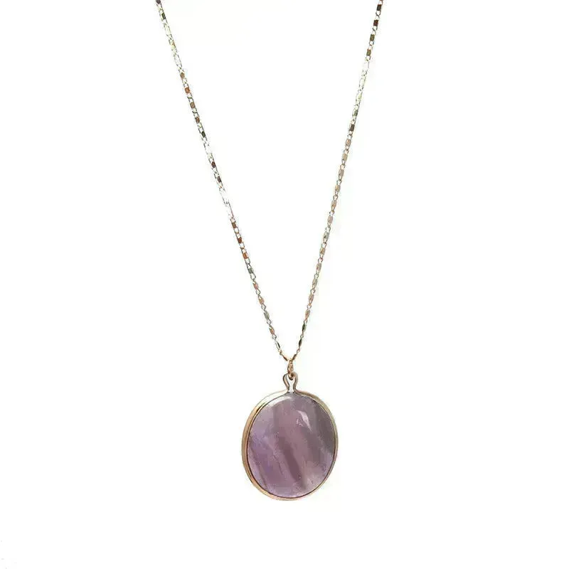 Personalized stone short Dress necklace Unisex