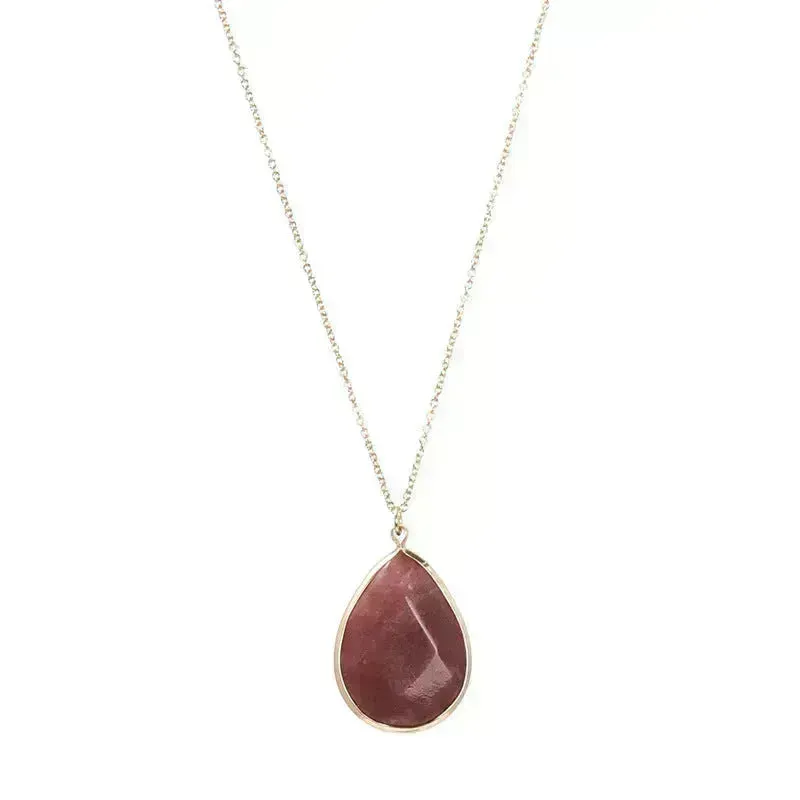 Personalized stone short Dress necklace Unisex