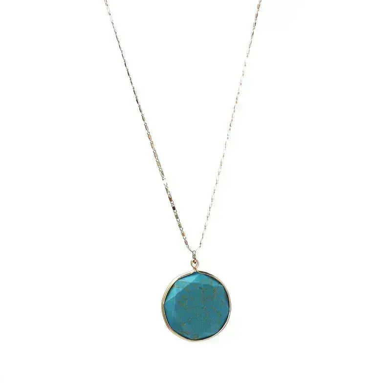 Personalized stone short Dress necklace Unisex