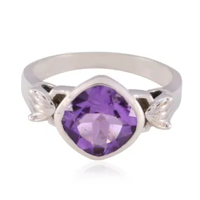 Riyo Bewitching Gemstones Amethyst 925 Silver Ring Cheap Jewelry Box